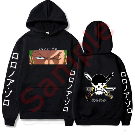 Hoodie with anime print One Piece - / One Piece - Black, XS - фото 1